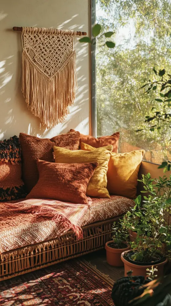 bohemian reading nook 1
