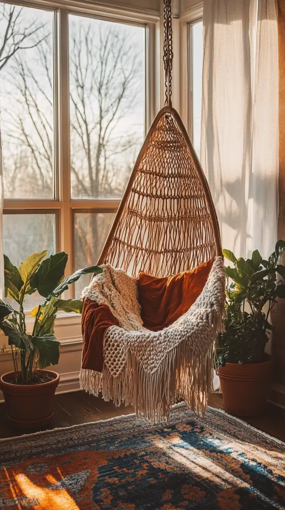 boho reading nook 1