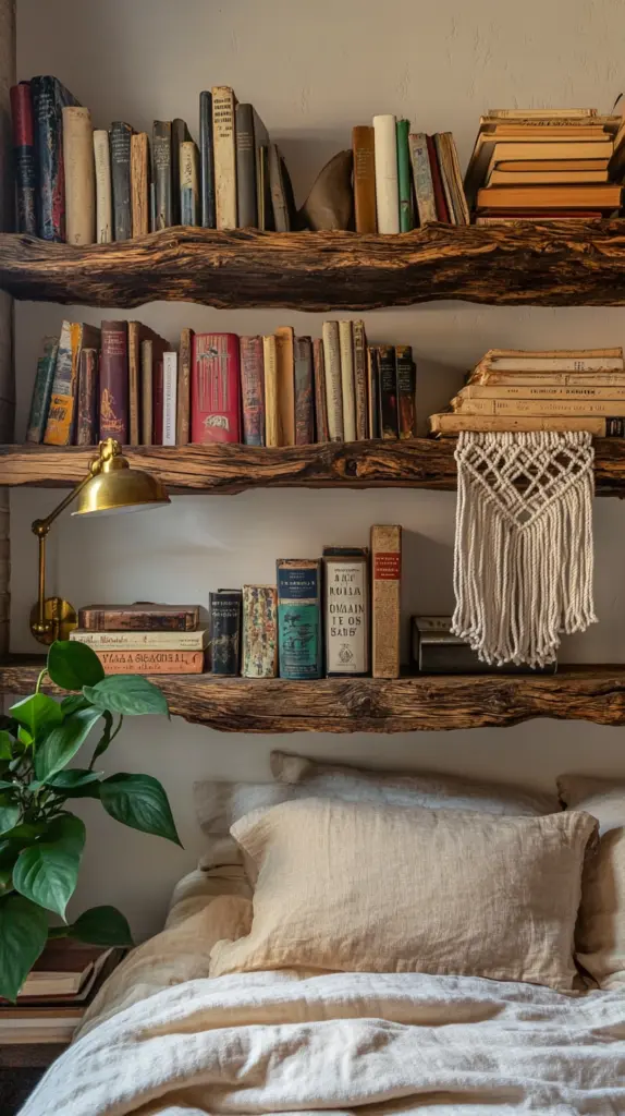 bookshelves bedroom 1