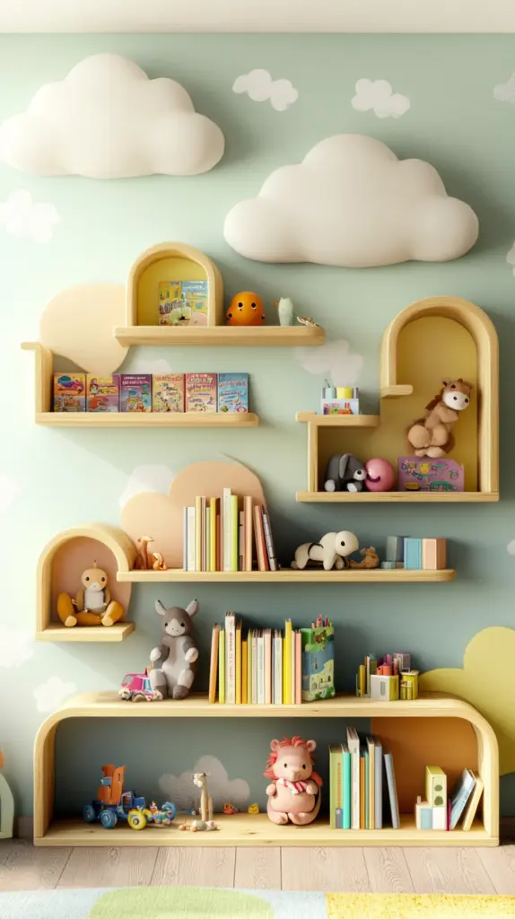 bookshelves for kids room 1