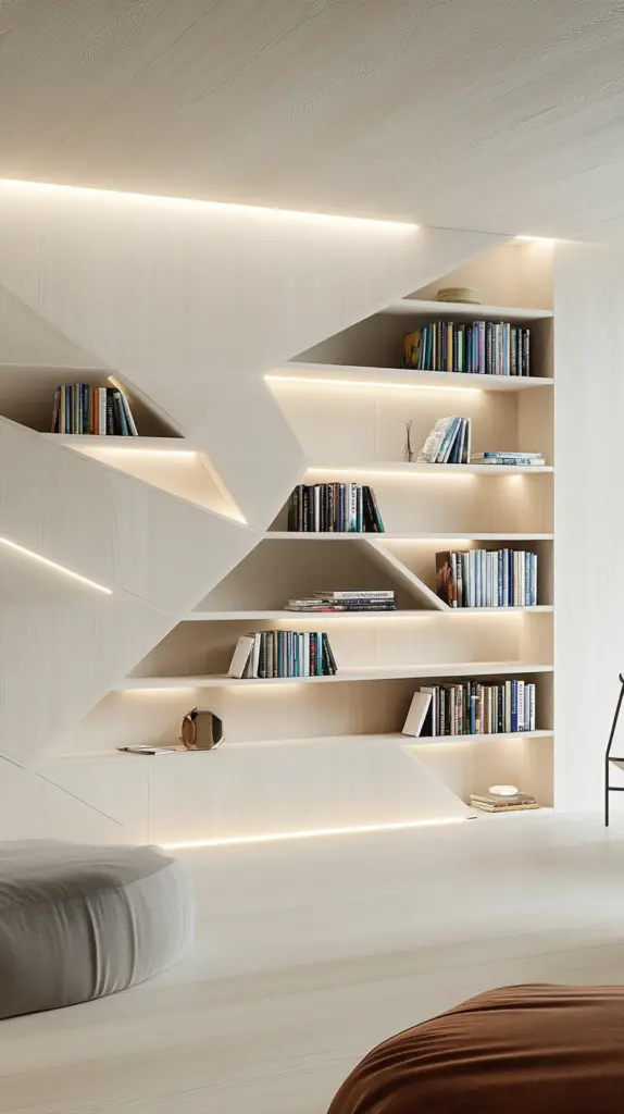 bookshelves wall 1