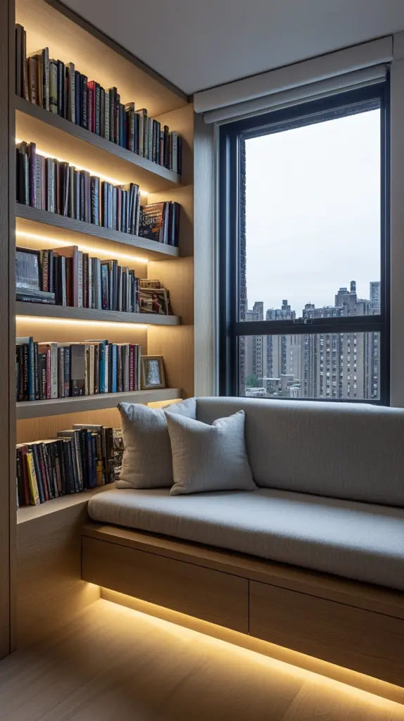 closet reading nook for adults 1