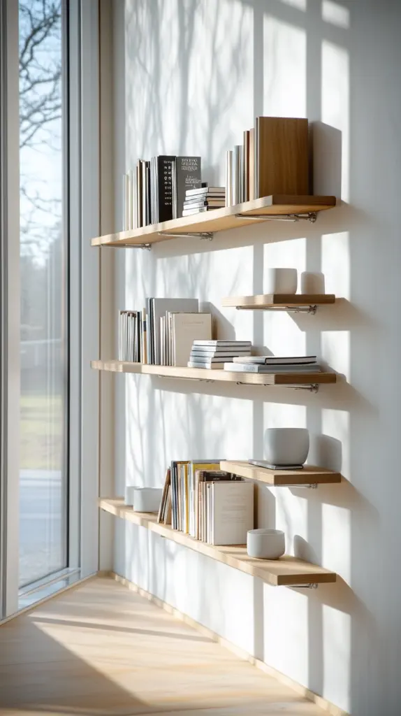 contemporary bookshelves 1
