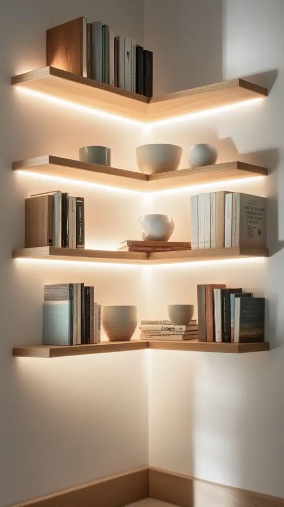 corner bookshelves 1