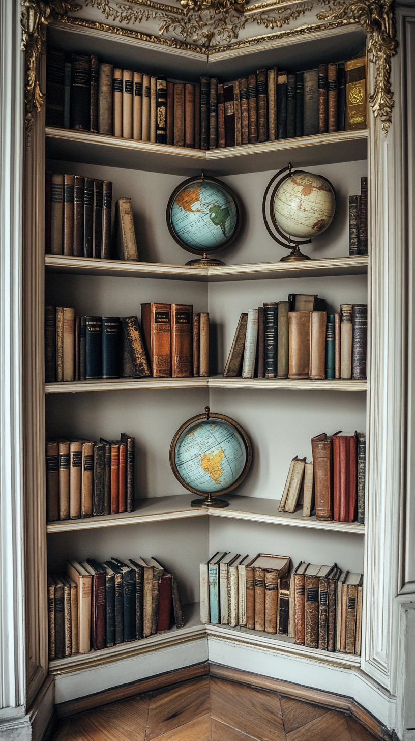 corner bookshelves 57