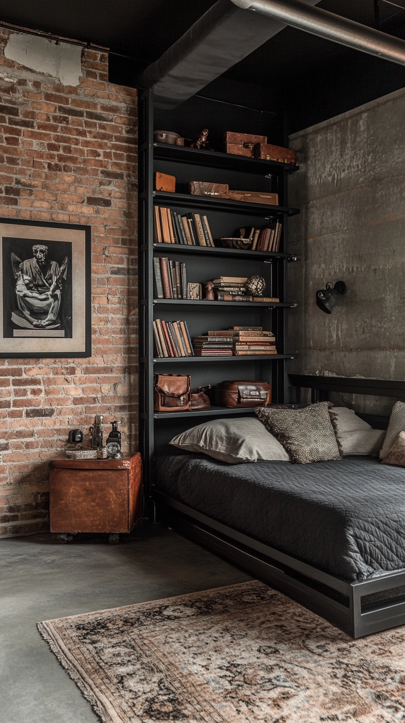 corner bookshelves bedroom 11