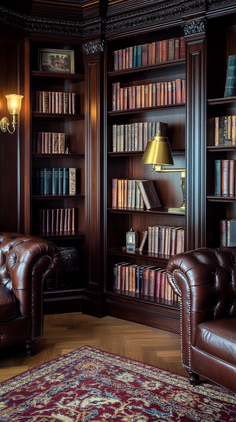 corner bookshelves living room 27