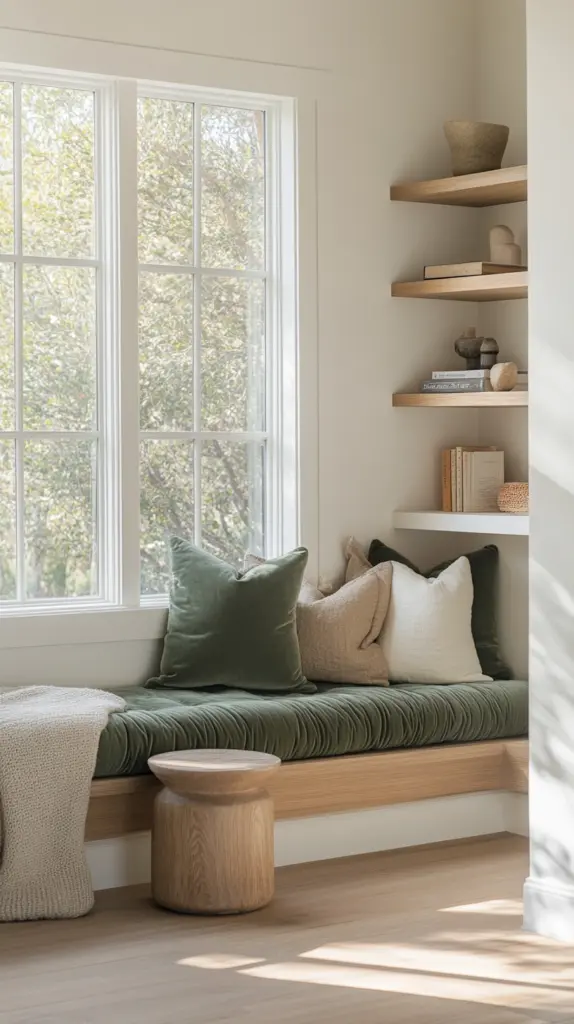 corner reading nook living room 1