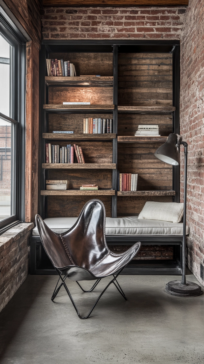corner reading nook living room 13