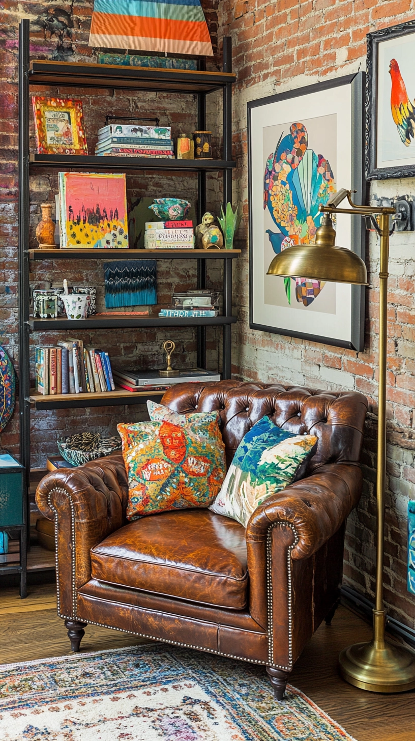 corner reading nook living room 44