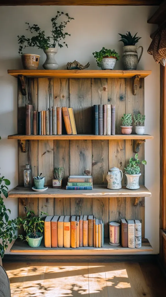 cottage bookshelves 1