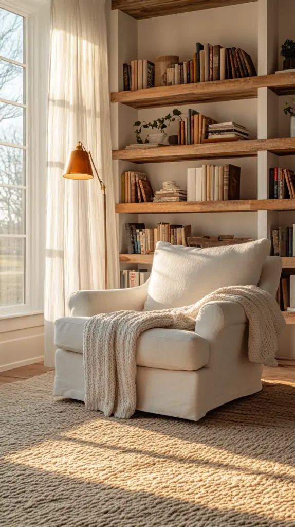 cozy corner reading nook 1