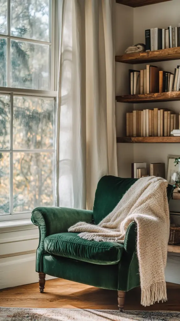 cozy reading nook aesthetic 1