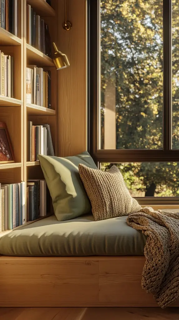 cozy reading nook small spaces 1