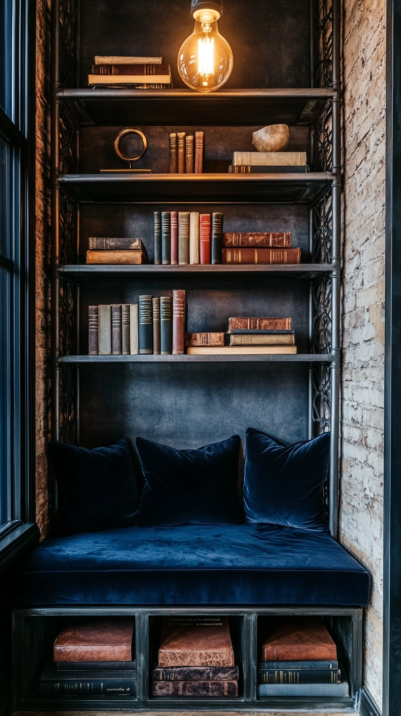cozy reading nook small spaces 12