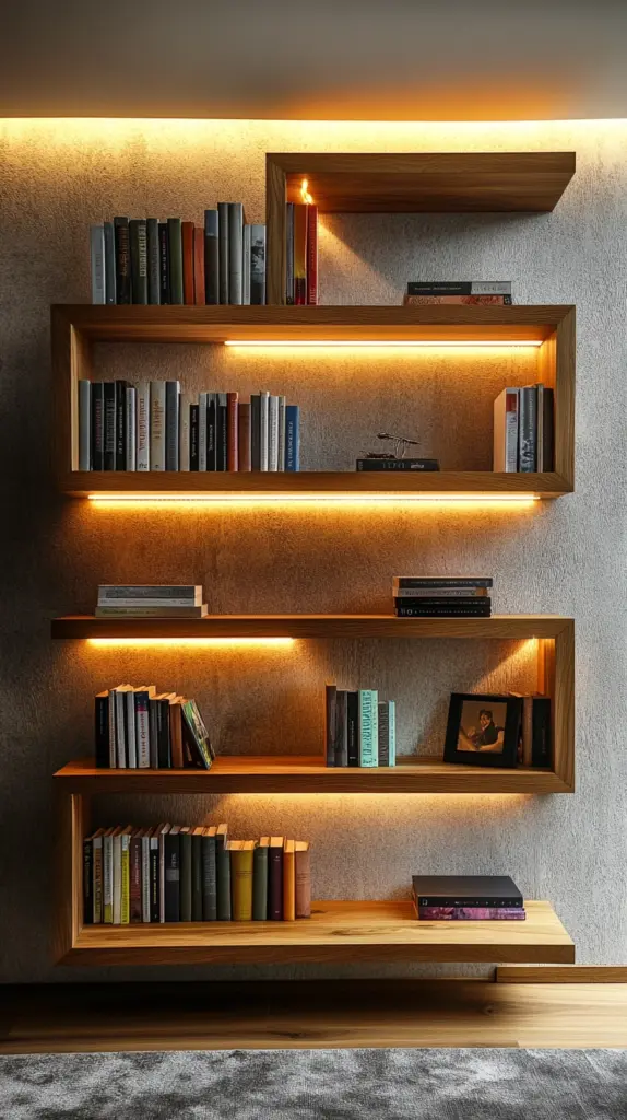 creative bookshelves for small spaces 1