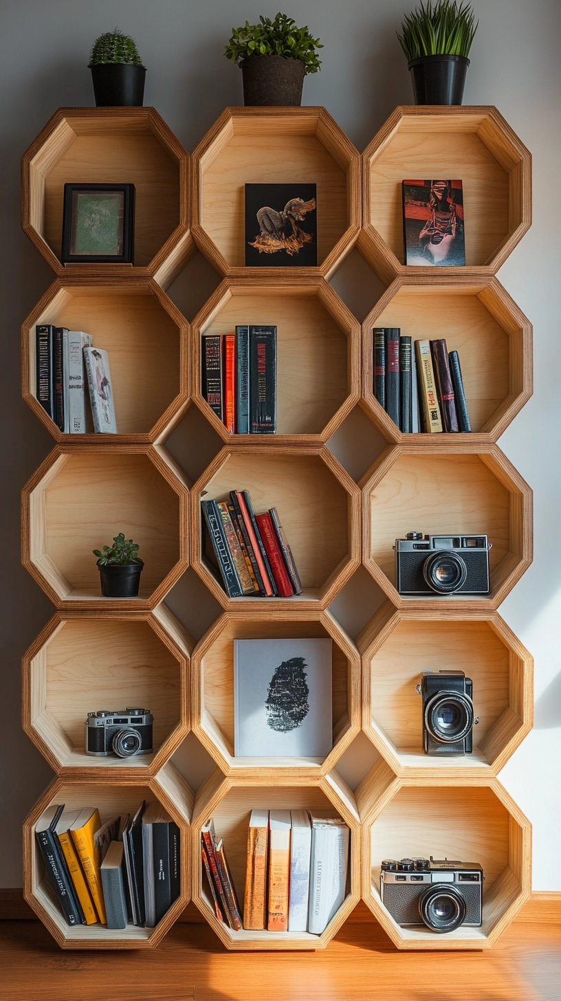 creative bookshelves for small spaces 14