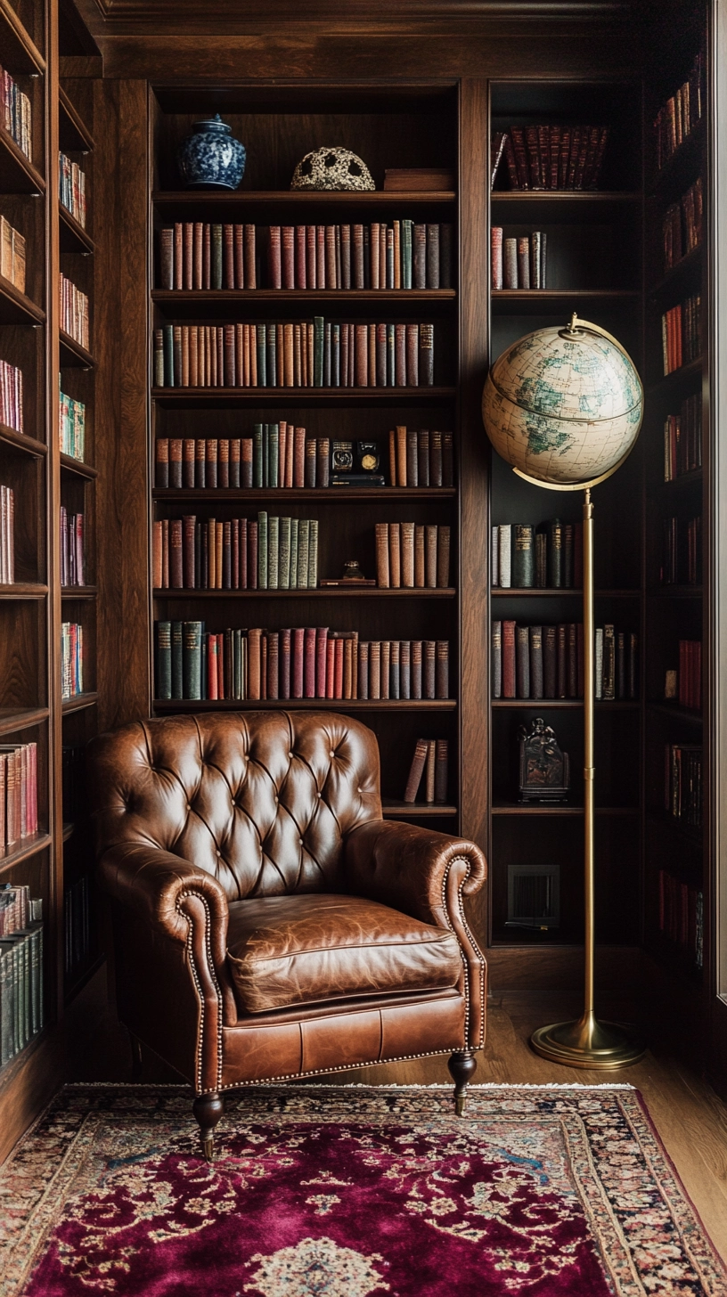 dark academia reading nook 21