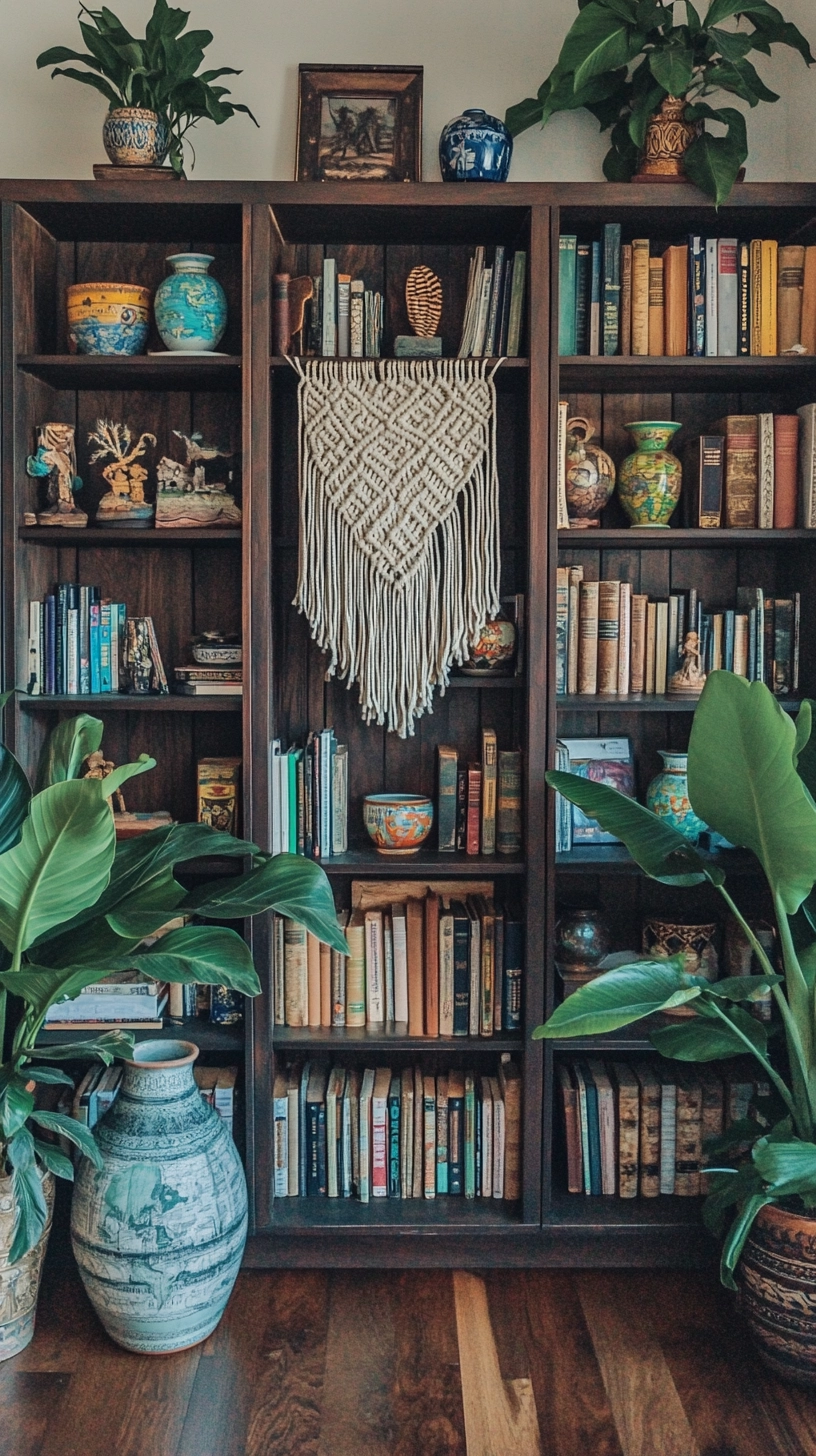 dark wood bookshelves 28