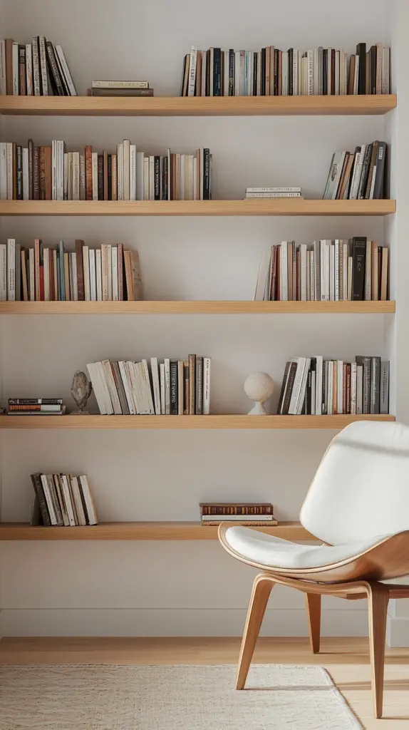 decorate bookshelves 1
