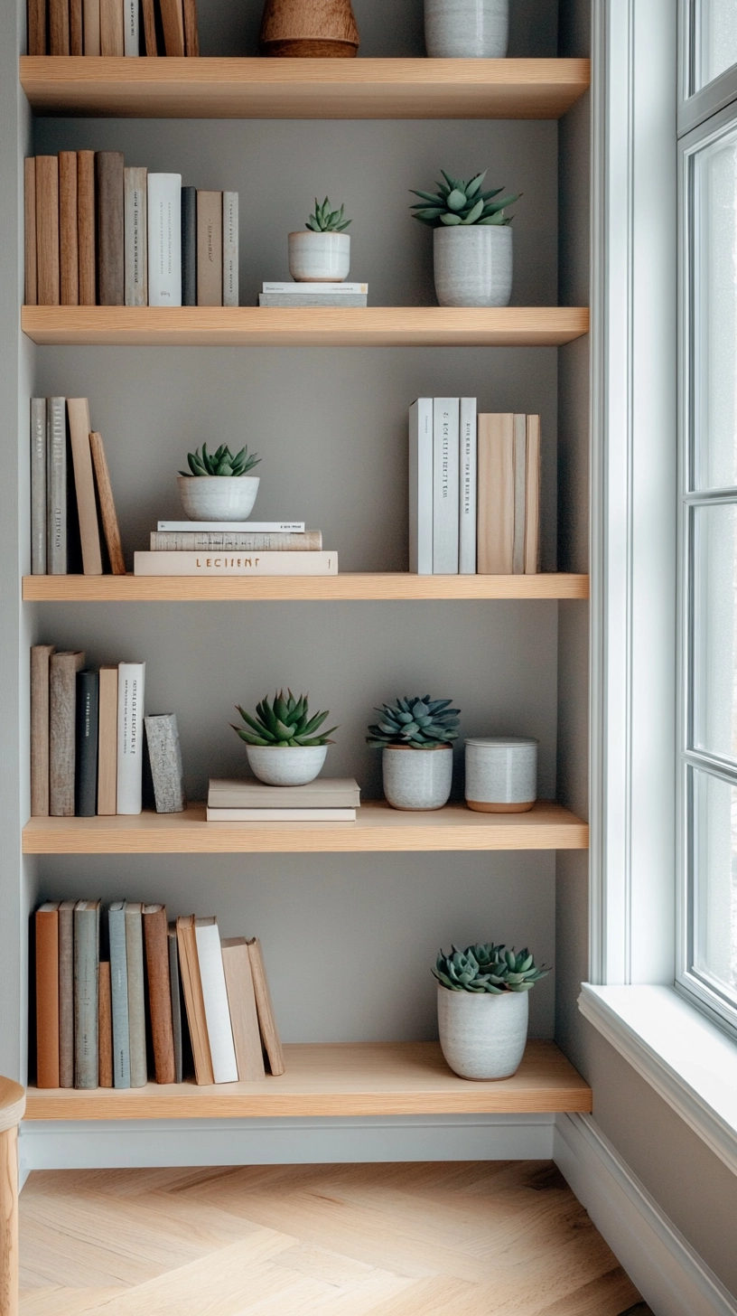 decorated bookshelves 30