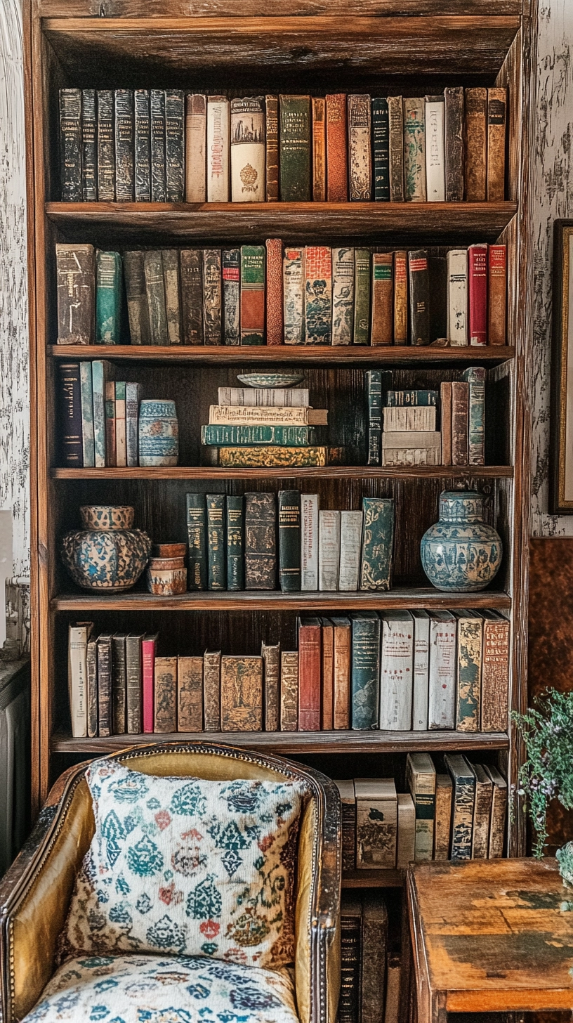 decorated bookshelves 65