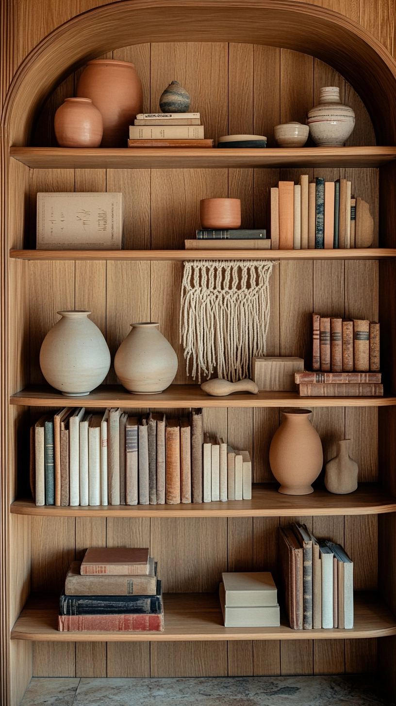 decorated bookshelves 75