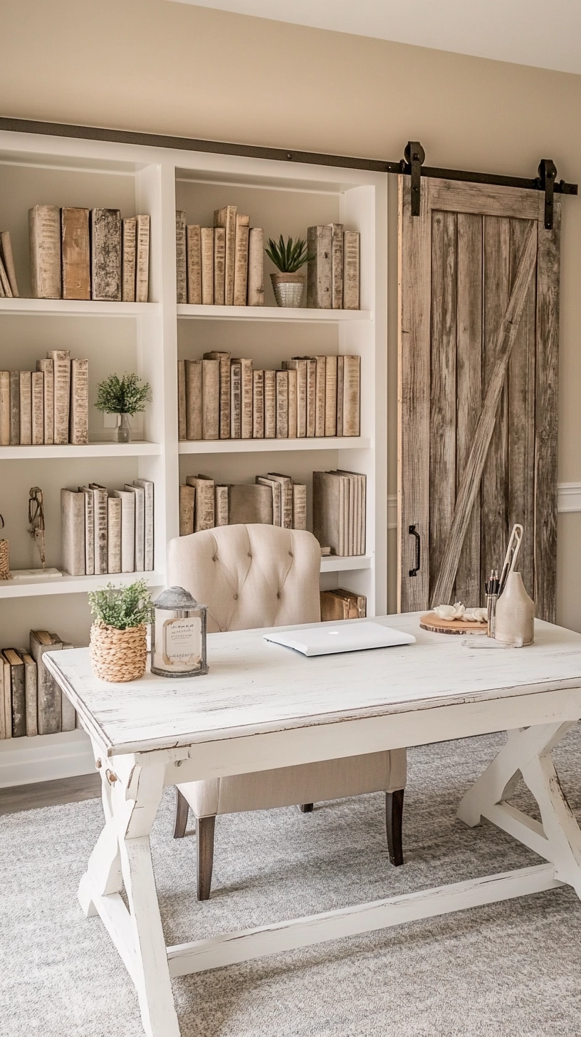 desk with bookshelves 37