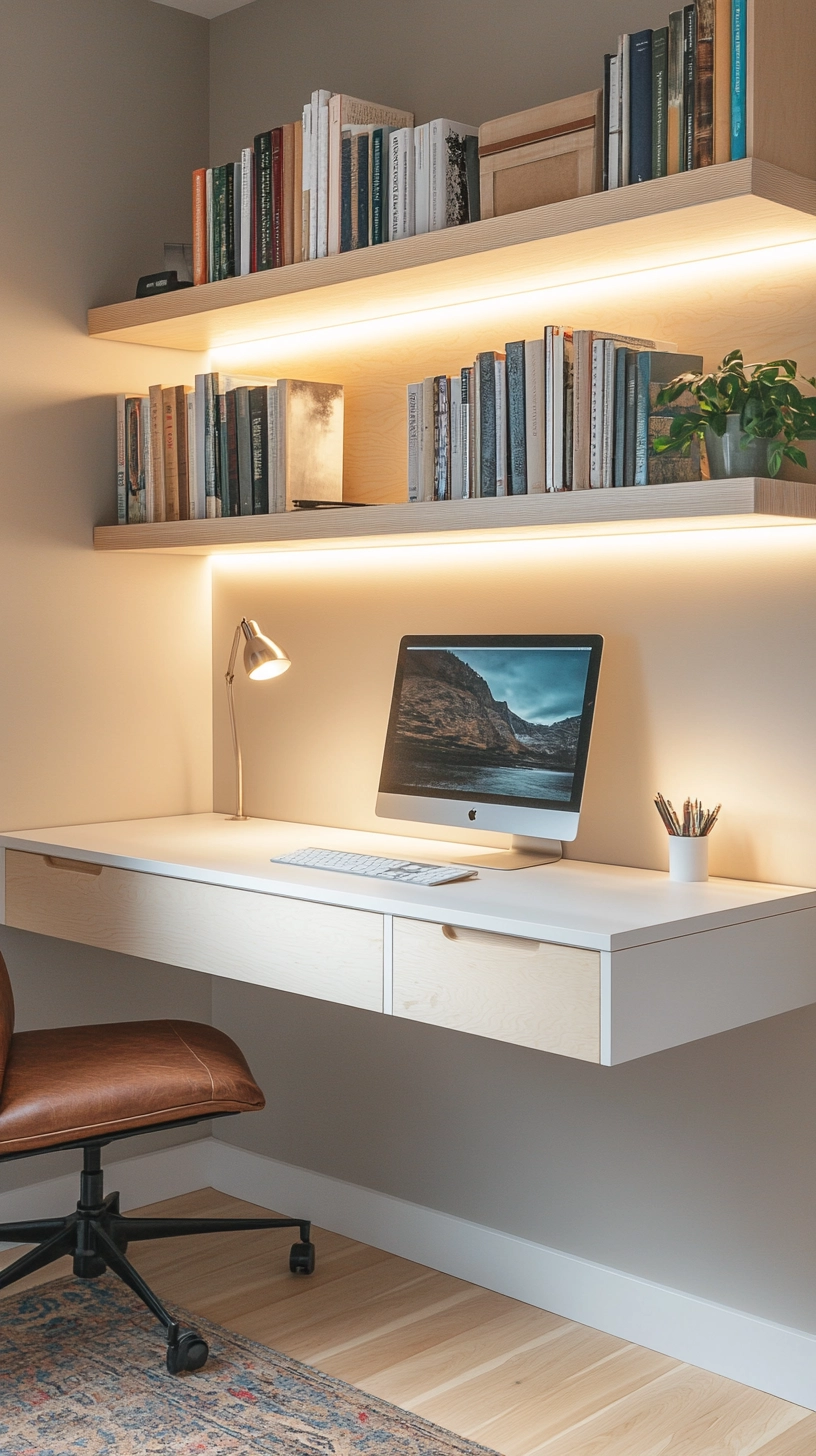 diy floating bookshelves 5