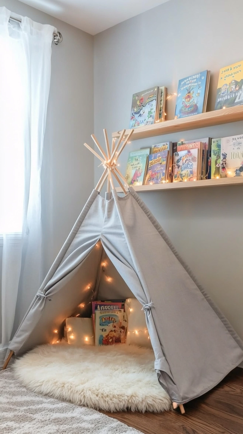 diy reading nook for kids 6