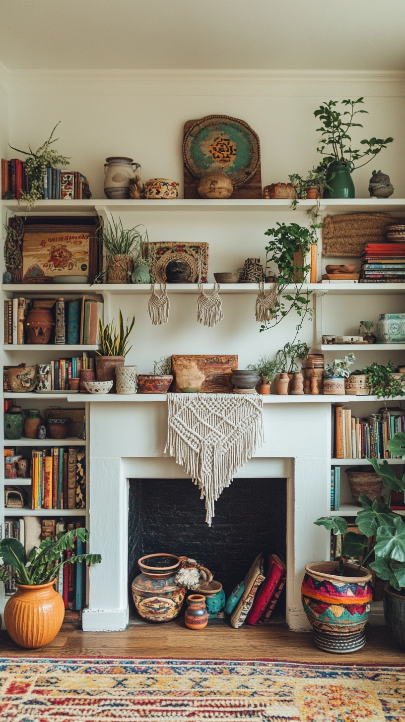 fireplace bookshelves 36
