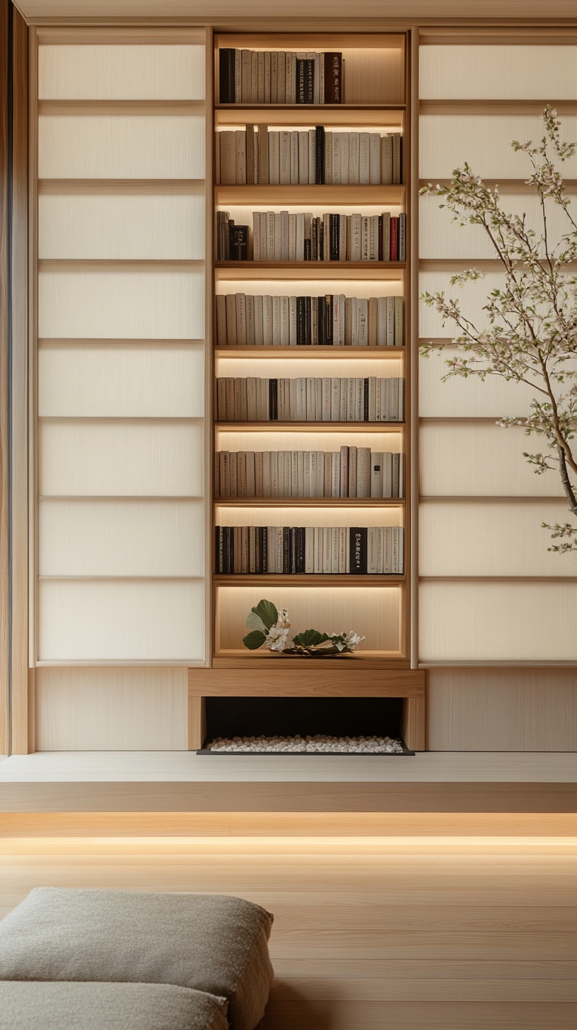 fireplace bookshelves 74