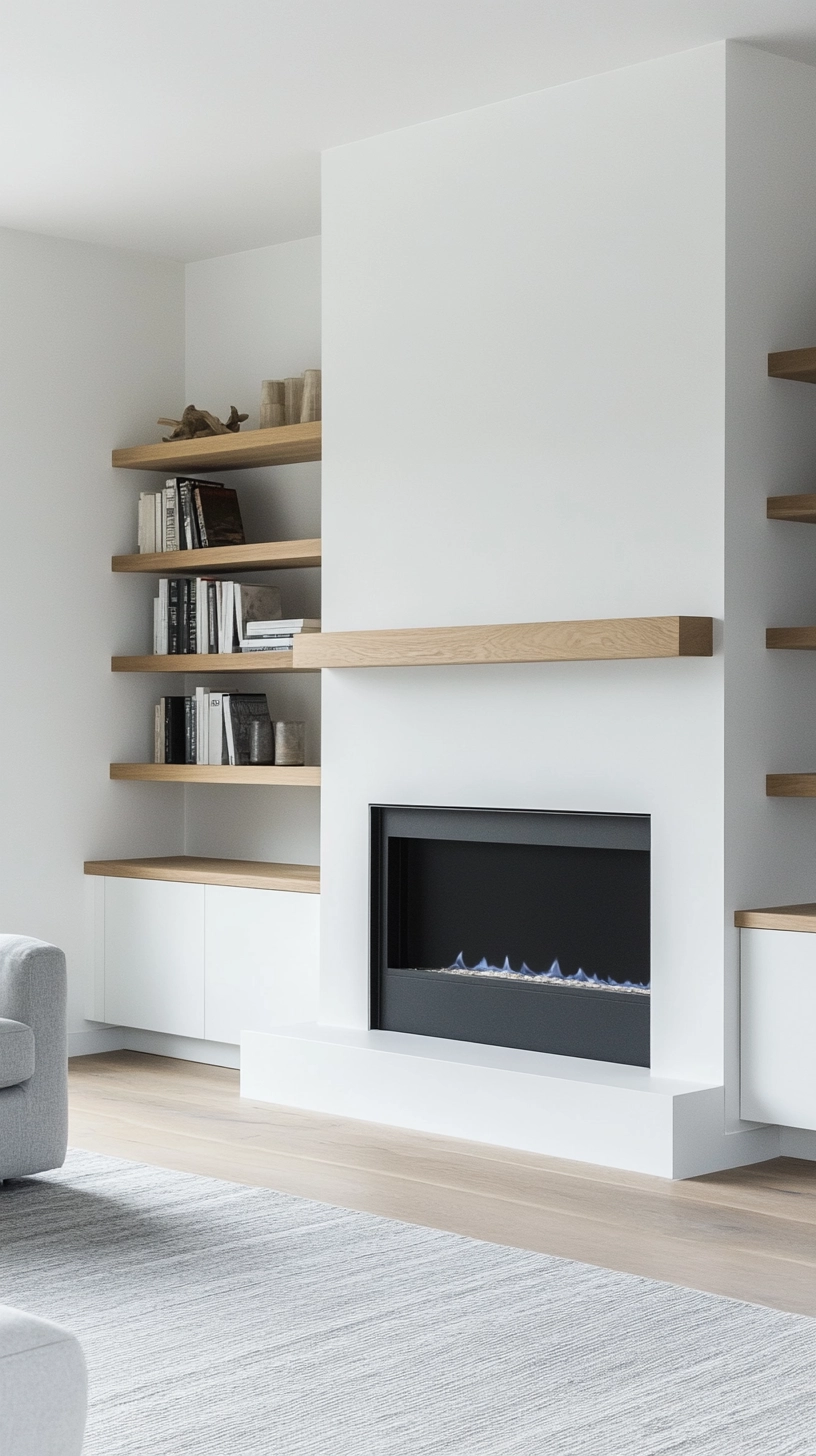 fireplace bookshelves 8
