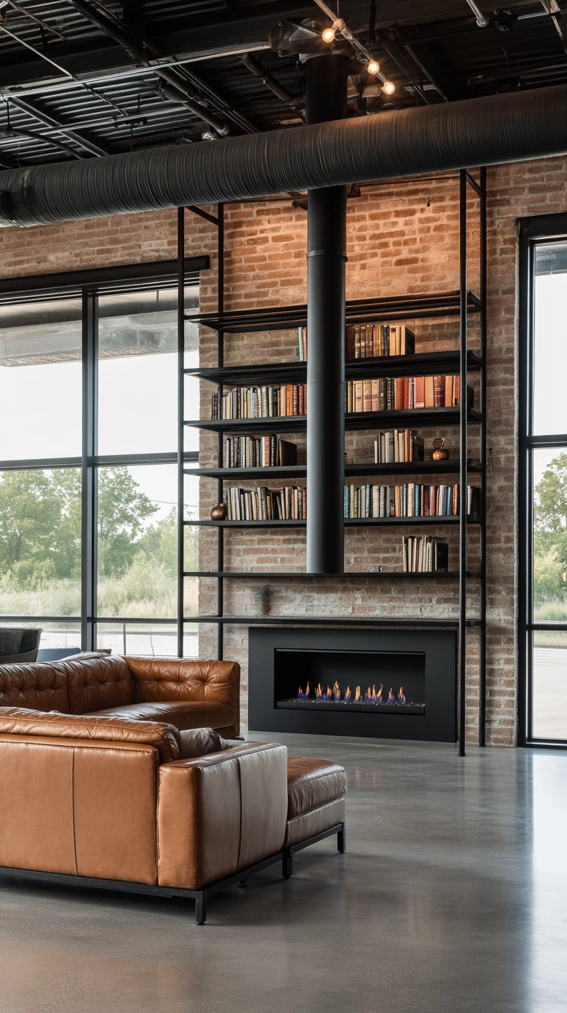 fireplace bookshelves built in 14