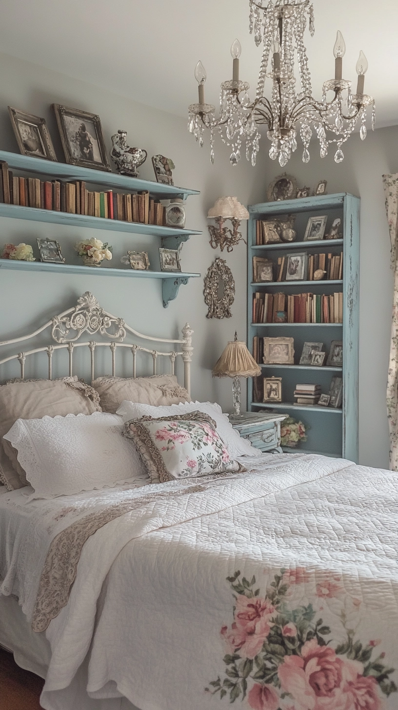 floating bookshelves bedroom 55