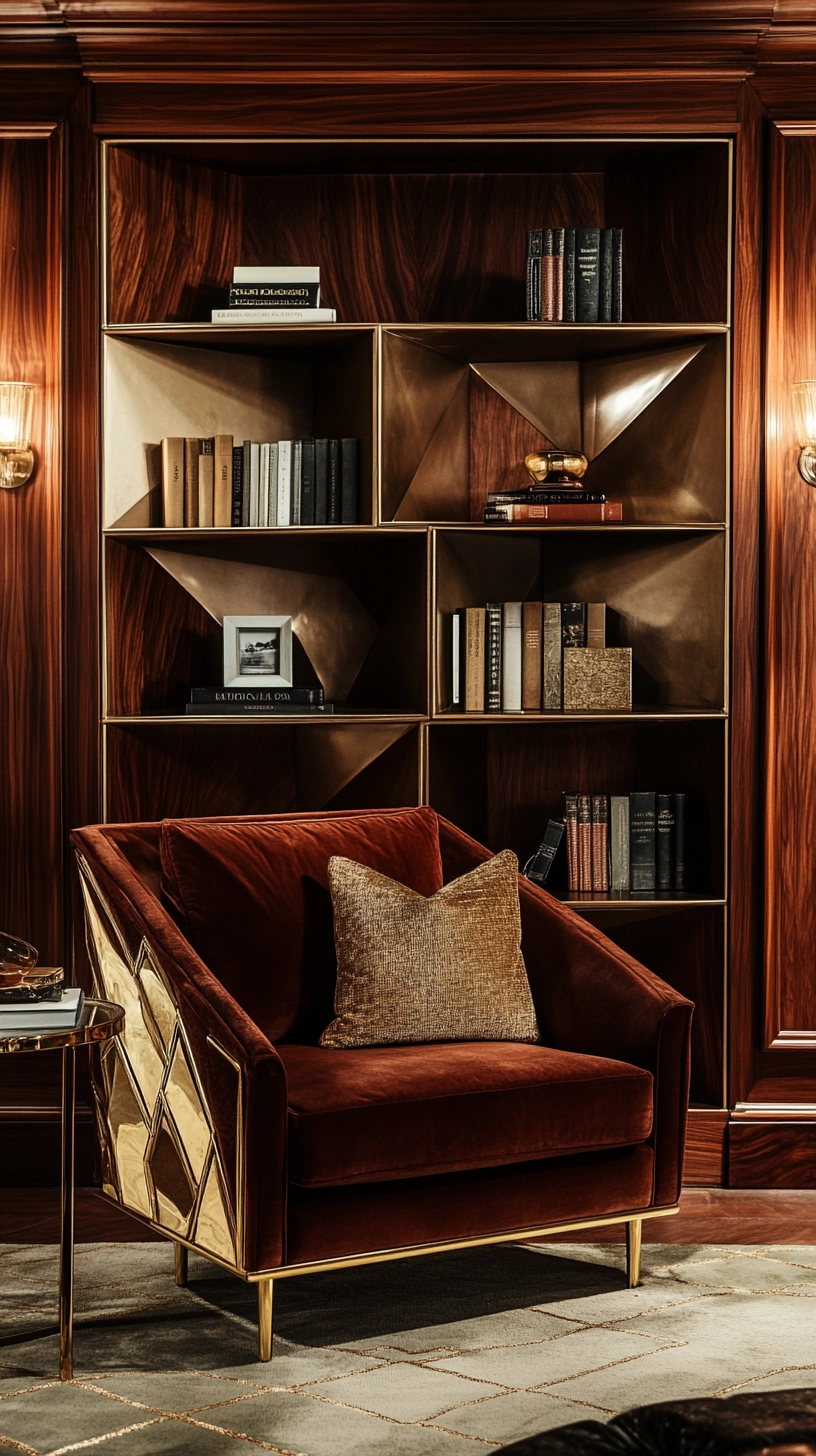 floating bookshelves living room 51