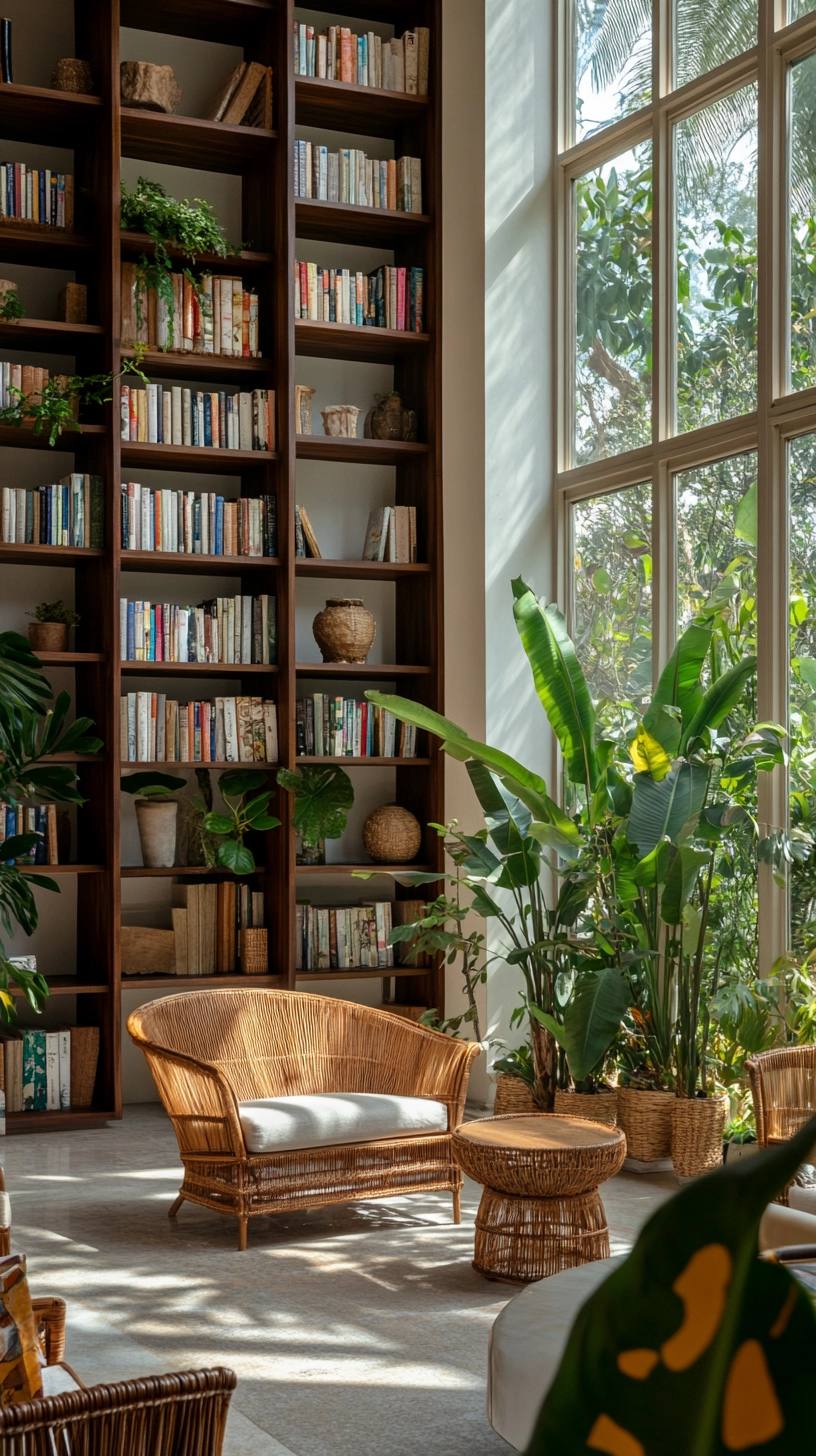 floating bookshelves living room 57
