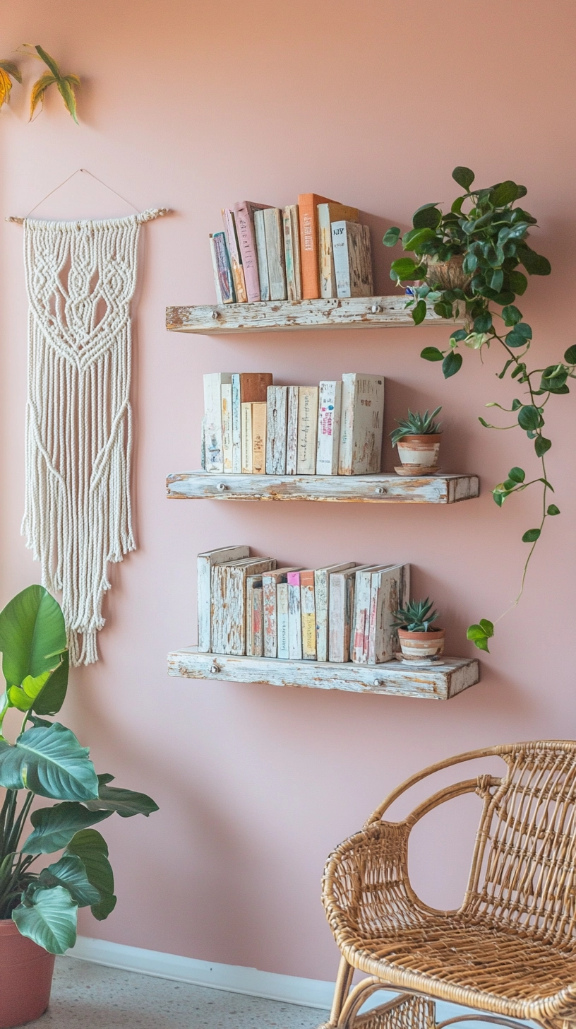 floating bookshelves nursery 10