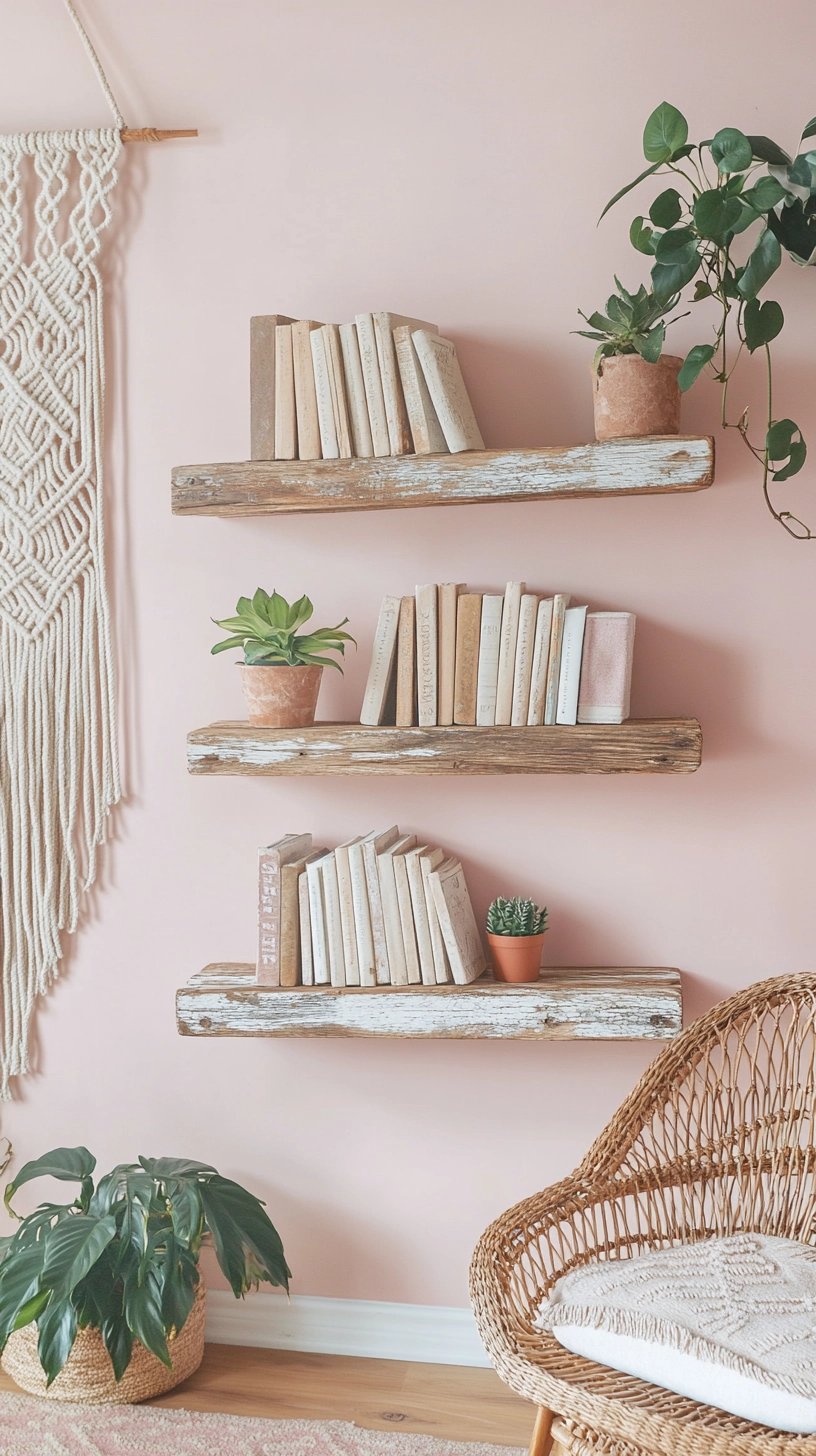 floating bookshelves nursery 11