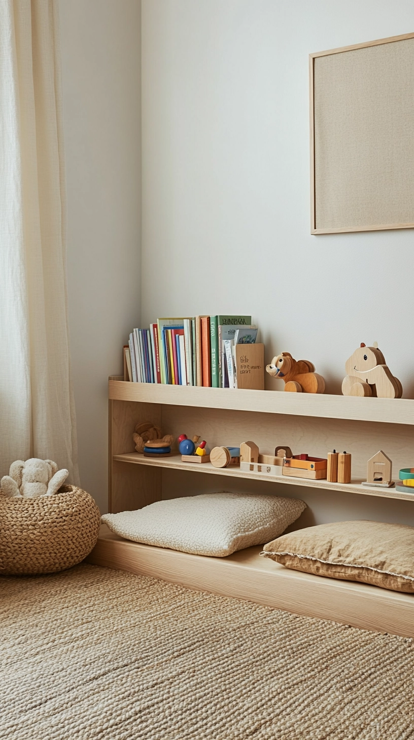 floating bookshelves nursery 24