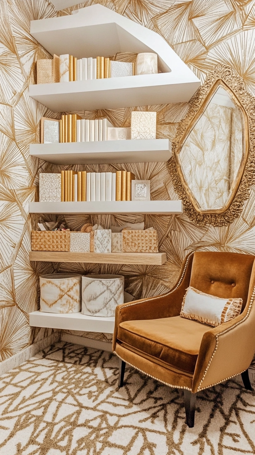 floating bookshelves nursery 41