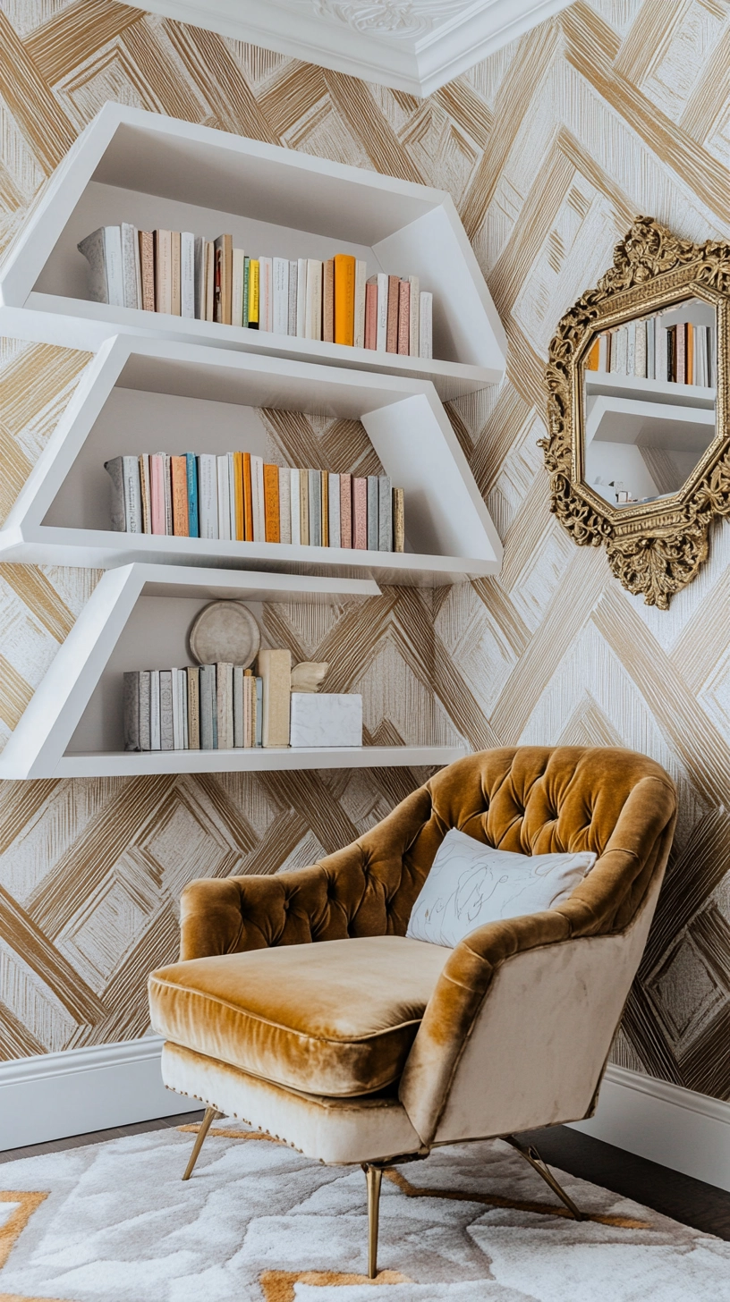 floating bookshelves nursery 44