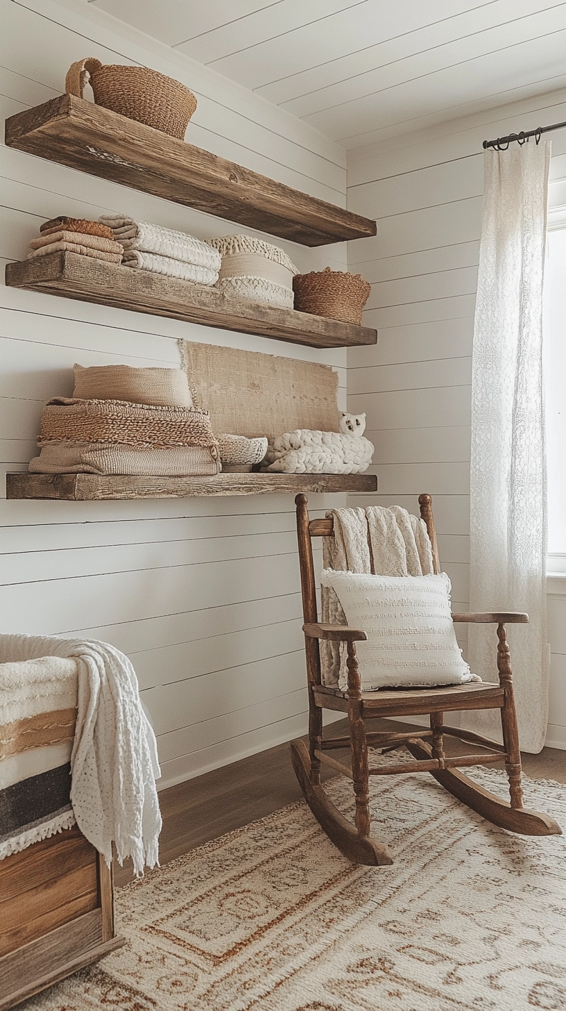 floating bookshelves nursery 45