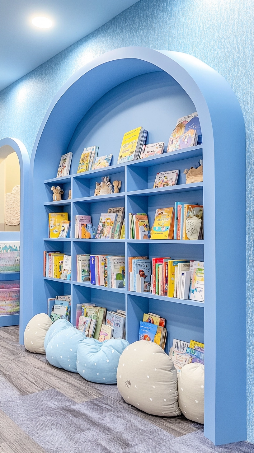 floating bookshelves nursery 66