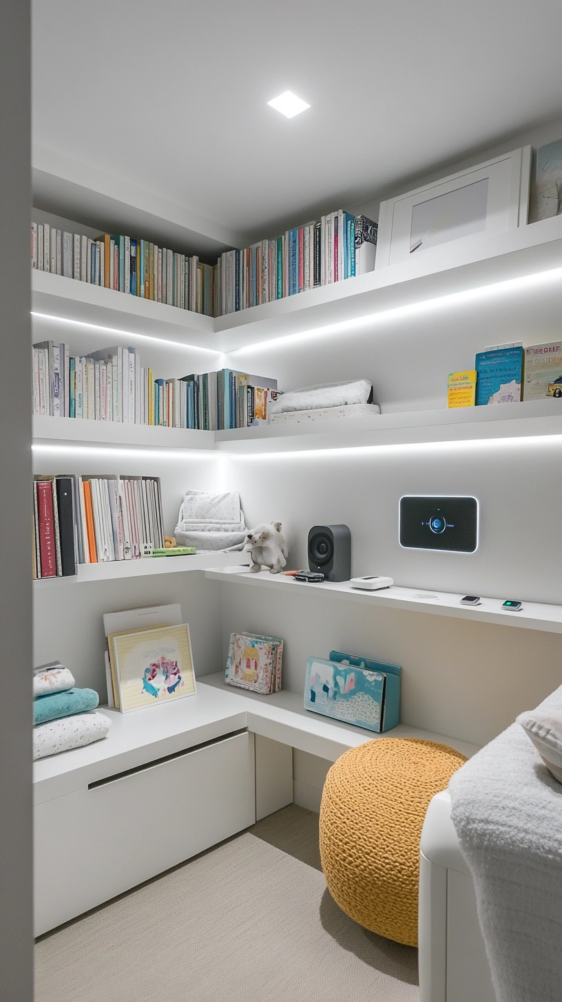 floating bookshelves nursery 75