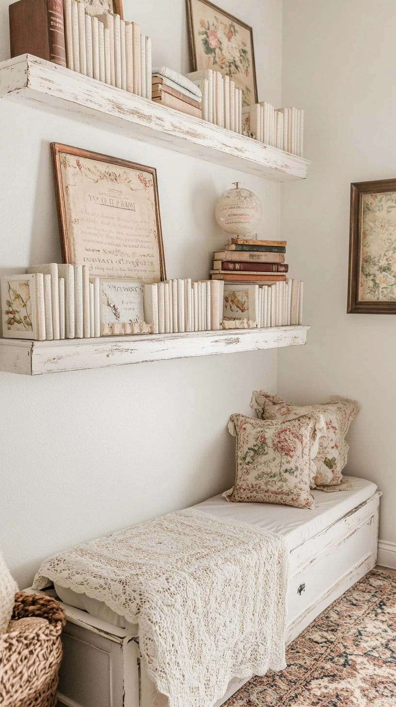 floating bookshelves nursery 77