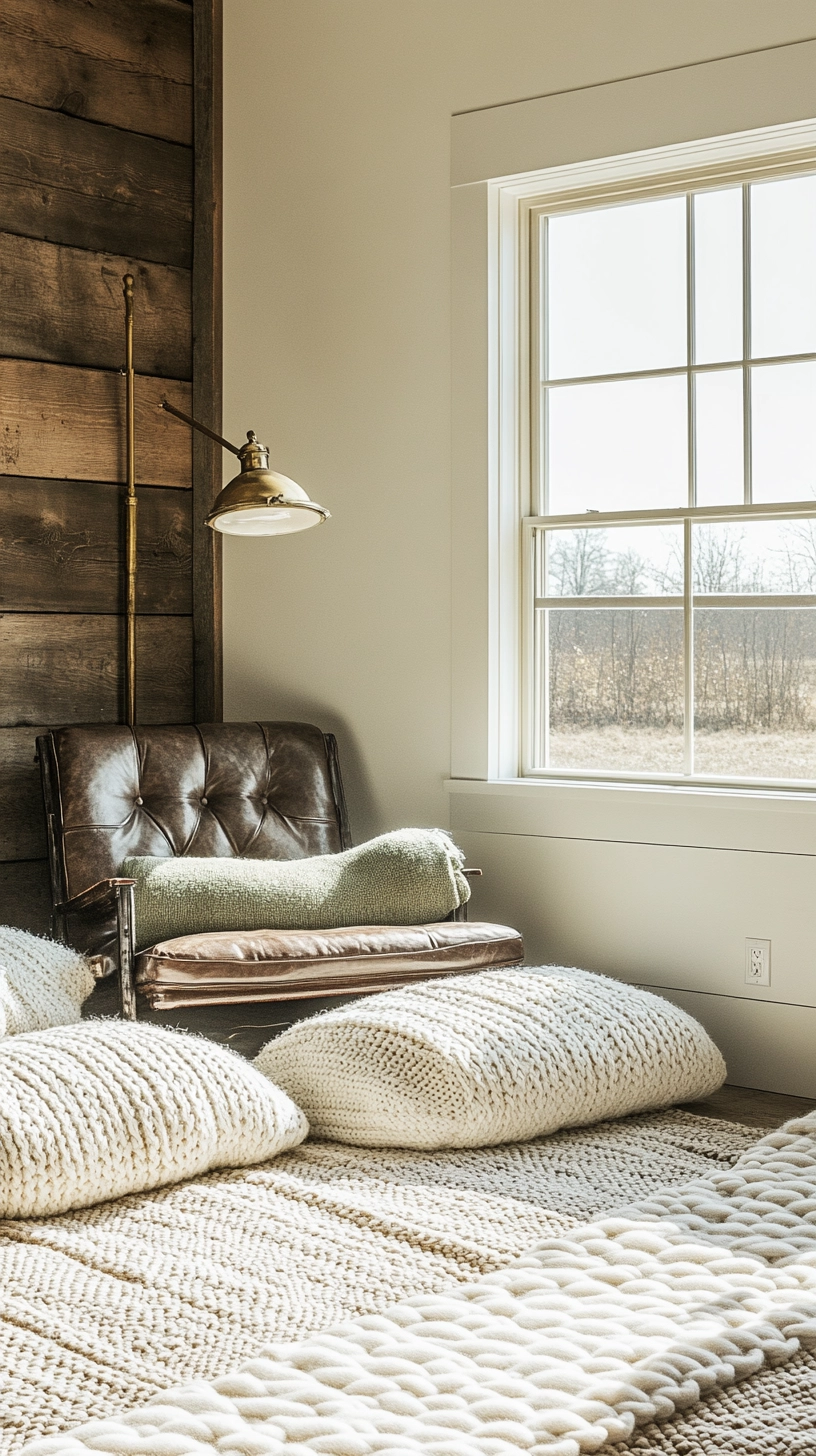 floor pillows reading nook 17