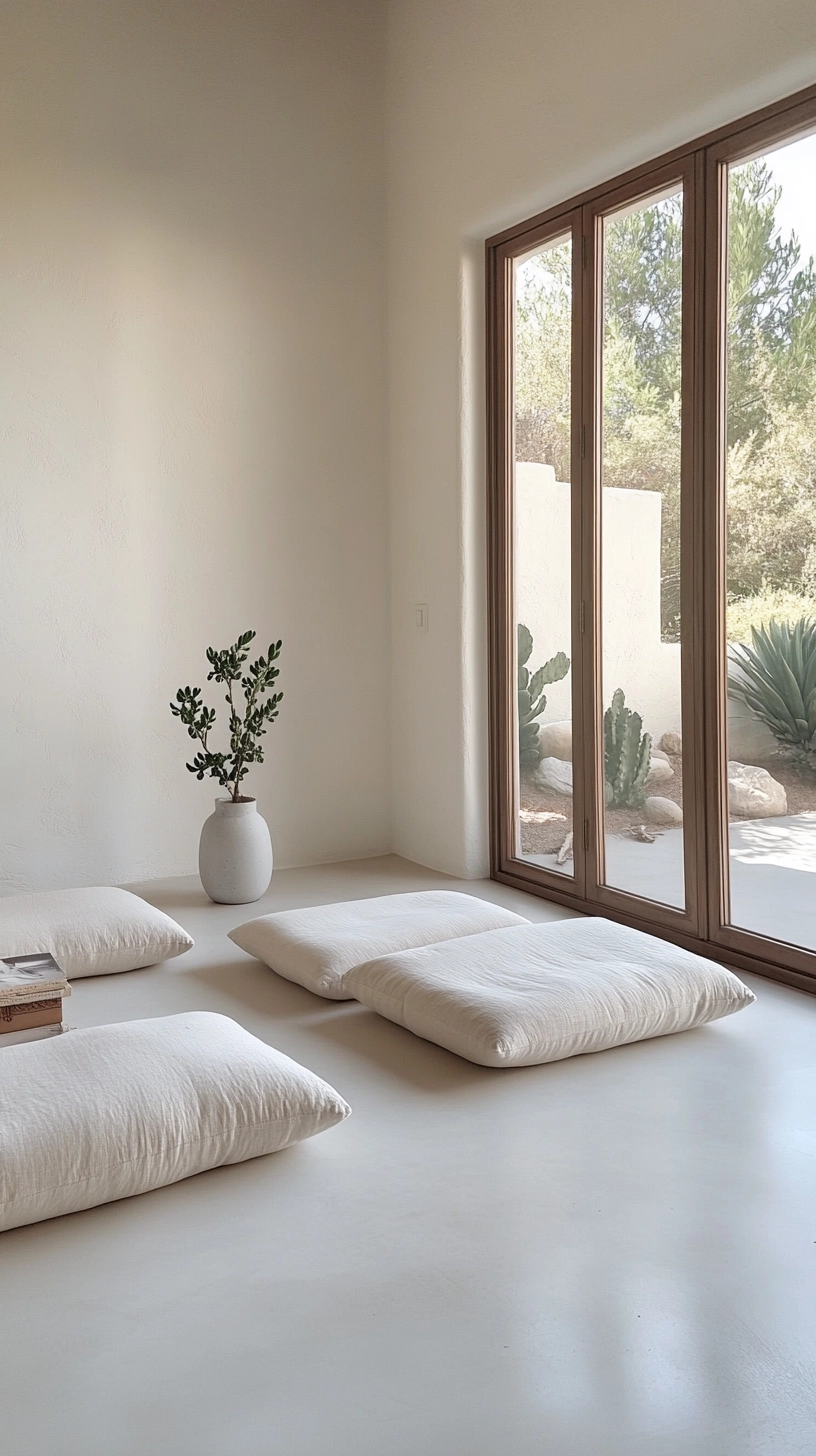 floor pillows reading nook 51