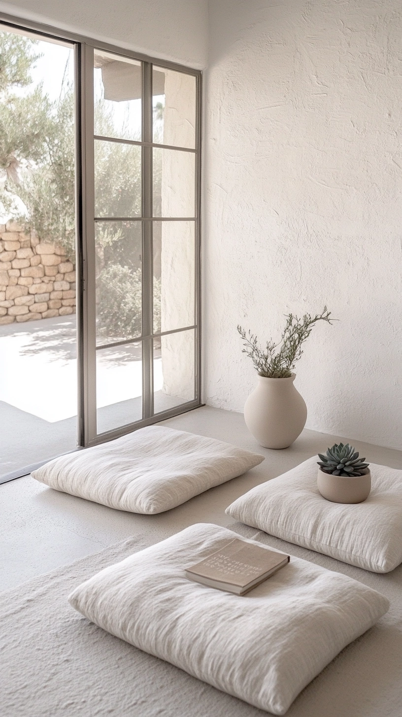 floor pillows reading nook 52