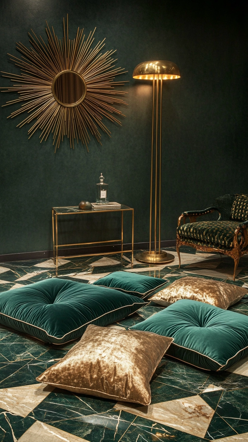 floor pillows reading nook 59